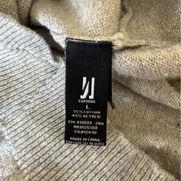 Comune Men’s Grey Sweater - Picture 3 of 5